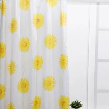 

2020 Thick Waterproof Fabric Polyester Shower Curtain Bathroom Curtain