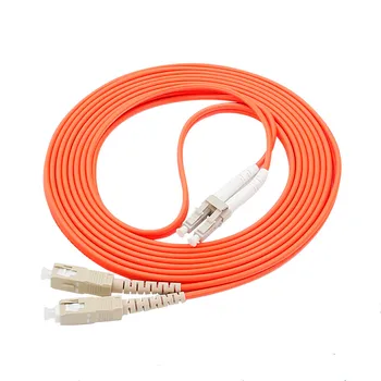 

5PCS/lot LC/UPC-SC/UPC fiber optic patch cord 1M 2M 3M 5M Duplex Multimode cable LC-SC optical fibre jumper MM DX free shipping