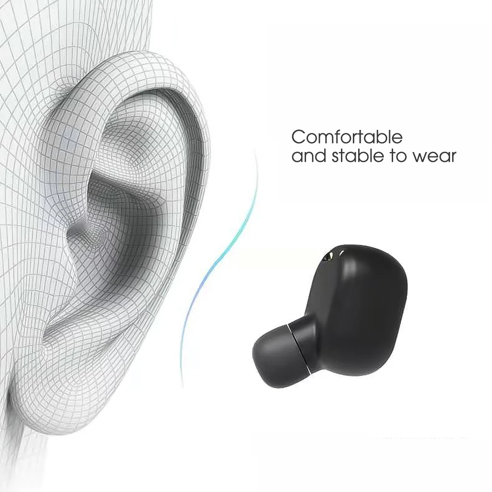 Sport M1 Bluetooth Headsets Wireless Earbuds 5 0 TWS Earphone Noise Cancelling Mic for iPhone Xiaomi Huawei Samsung