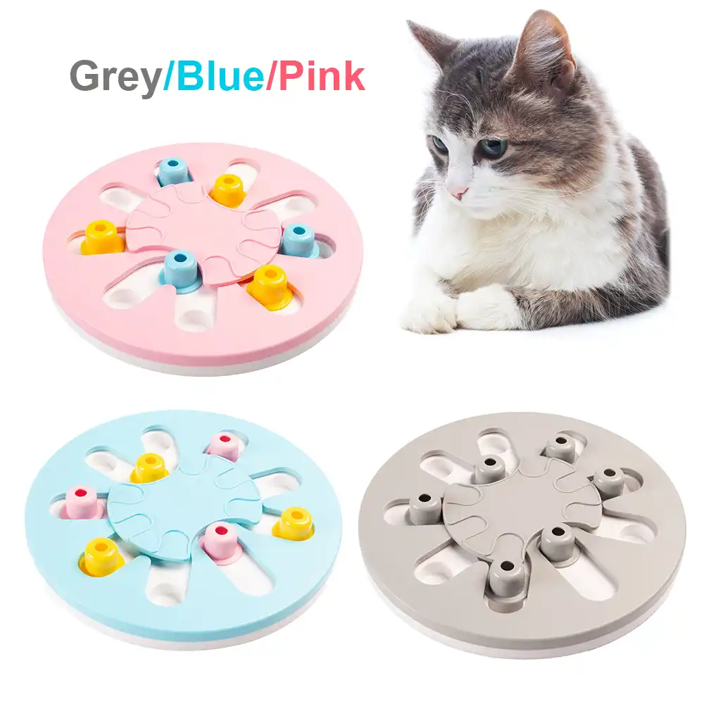 cat puzzle feeder pets at home