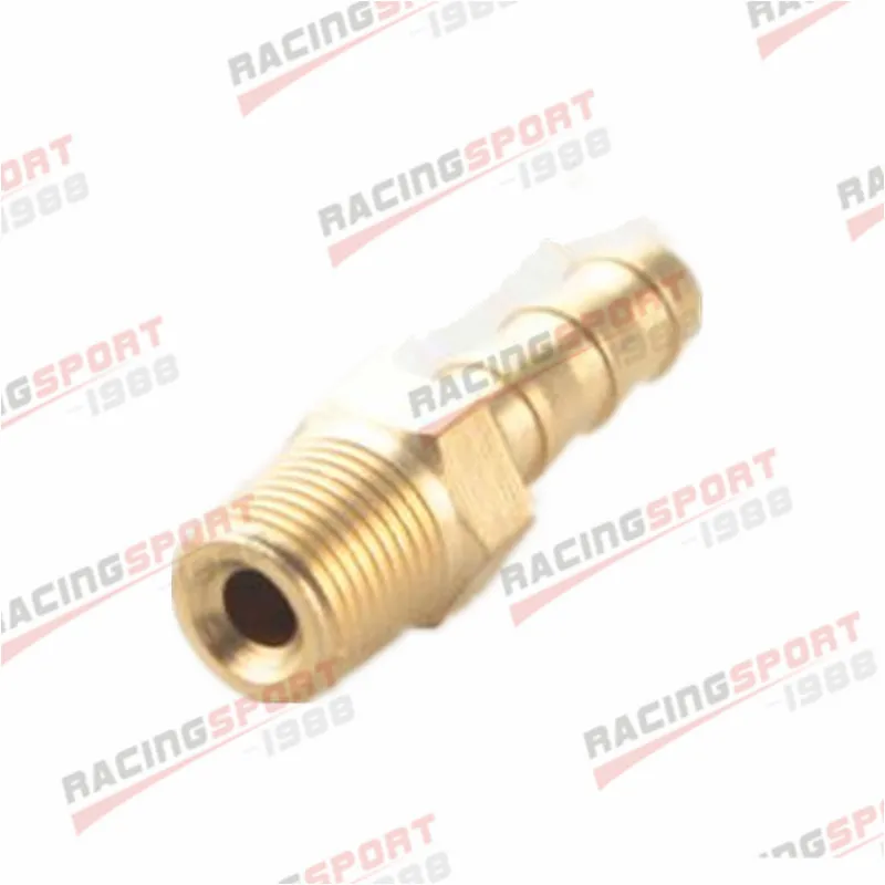 5PCS 6mm Brass Male Hose Barbs to 1/8" NPT Pipe Male Thread