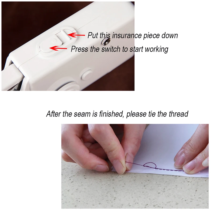 Portable Hand Sewing Machine Mini Sewing Tools Electric Stitch Needlework Machine Set for Quick Repairs DIY Clothes Stitches (11)