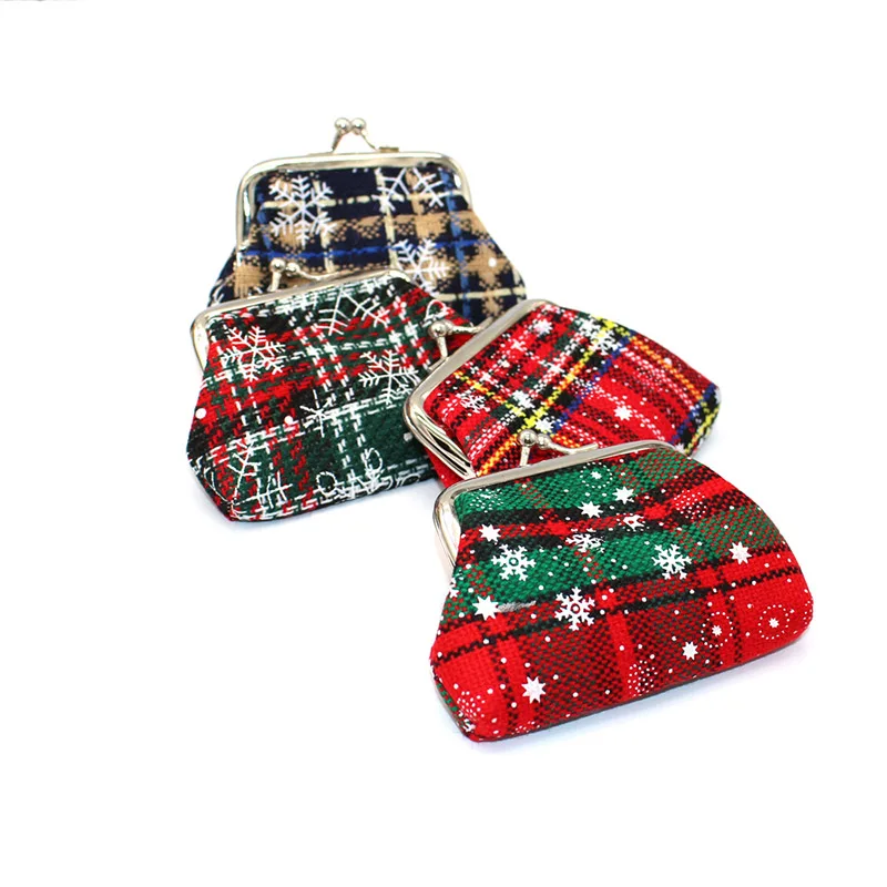 

Christmas Snowflake Cotton Women Coin Purse Small Mini Bag Plush Purse Wallet Girl Little Bags For Ladies Pouch Kawaii BAG0024
