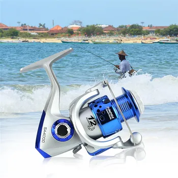 

Fishing Reel SA1000-7000 Plastic Carbon Fiber Drag Adjustable Rocker Lightweight Spinning Reel for Saltwater Freshwater Fishing