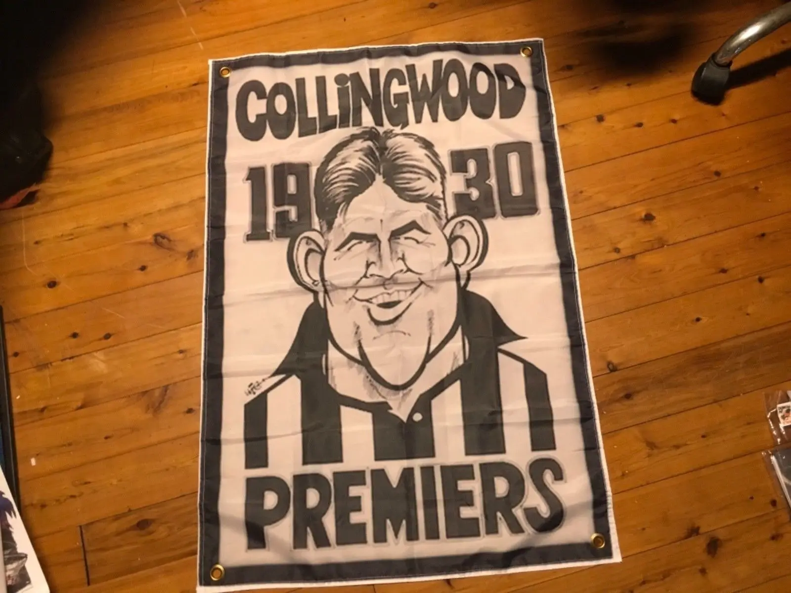 3ft X 5ft 3 X5ft Collingwood 1930 Premiers Aussie Rules Football