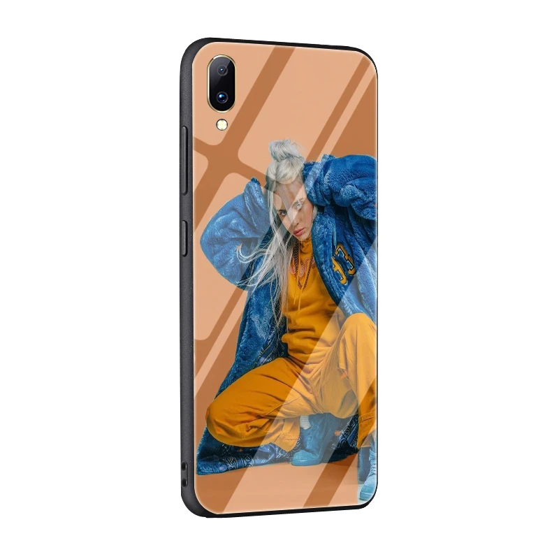 G7 EWAU Billie Eilish закаленное Стекло телефон крышка для Vivo V5 Y89 Y85 V15 Y17 Y91 Y93 Y95 Y91C - Цвет: G7