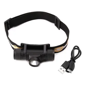 

Outdoor D10 LED Headlamp Waterproof Camping Flashlight Portable Headlight USB Charging Q0KF