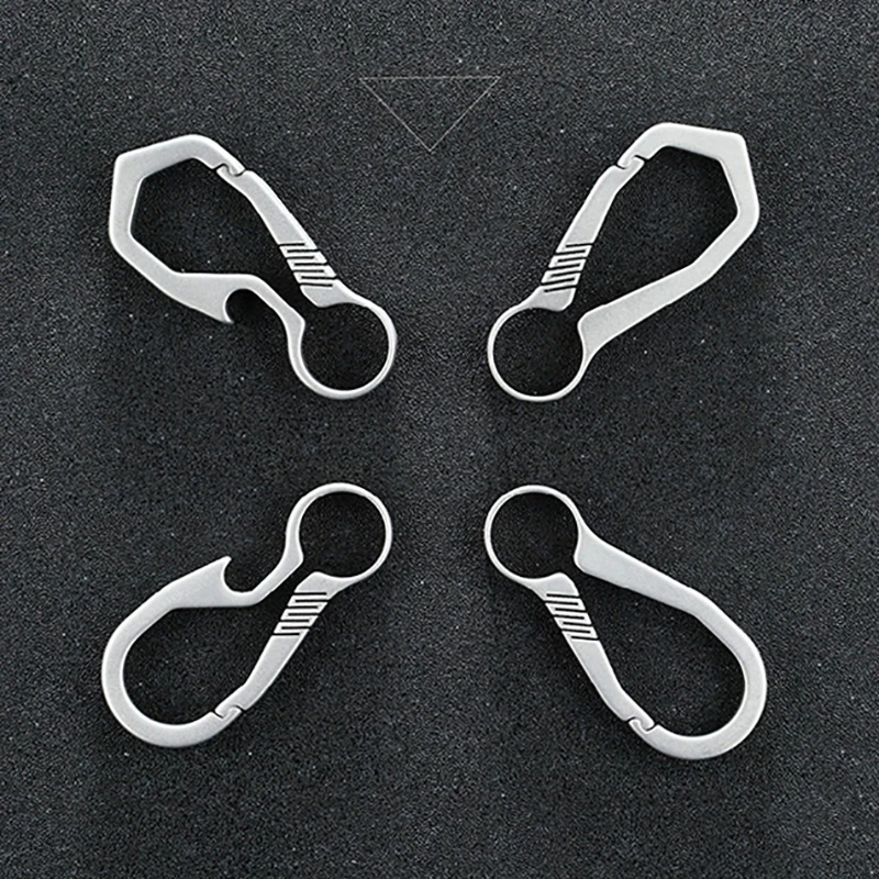 Брелок для ключей из настоящего титана мужчин повседневный легкий титановый