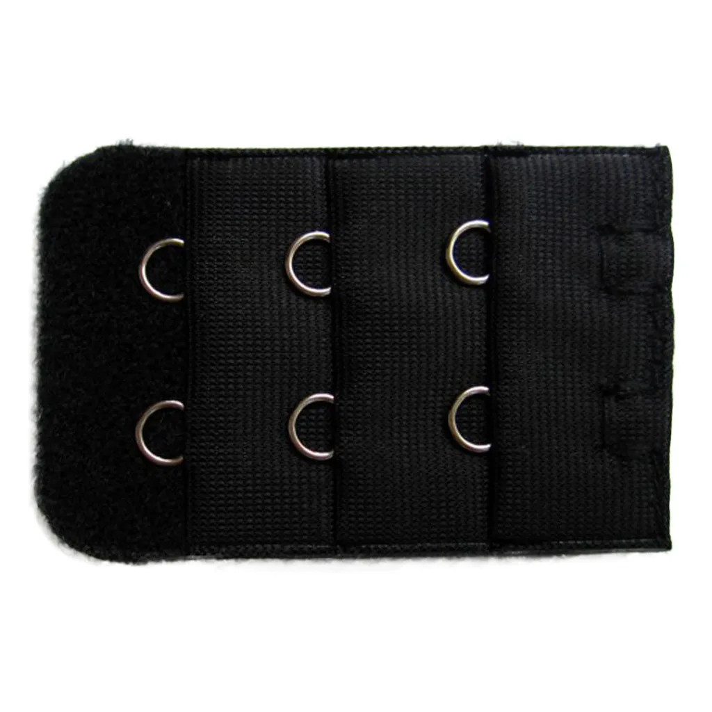 Hot Women extender Lengthened Bra Hook Ajustable Intimates Bra Extenders Strap 2 Row bra Buckle Bra Extension Belt#P3