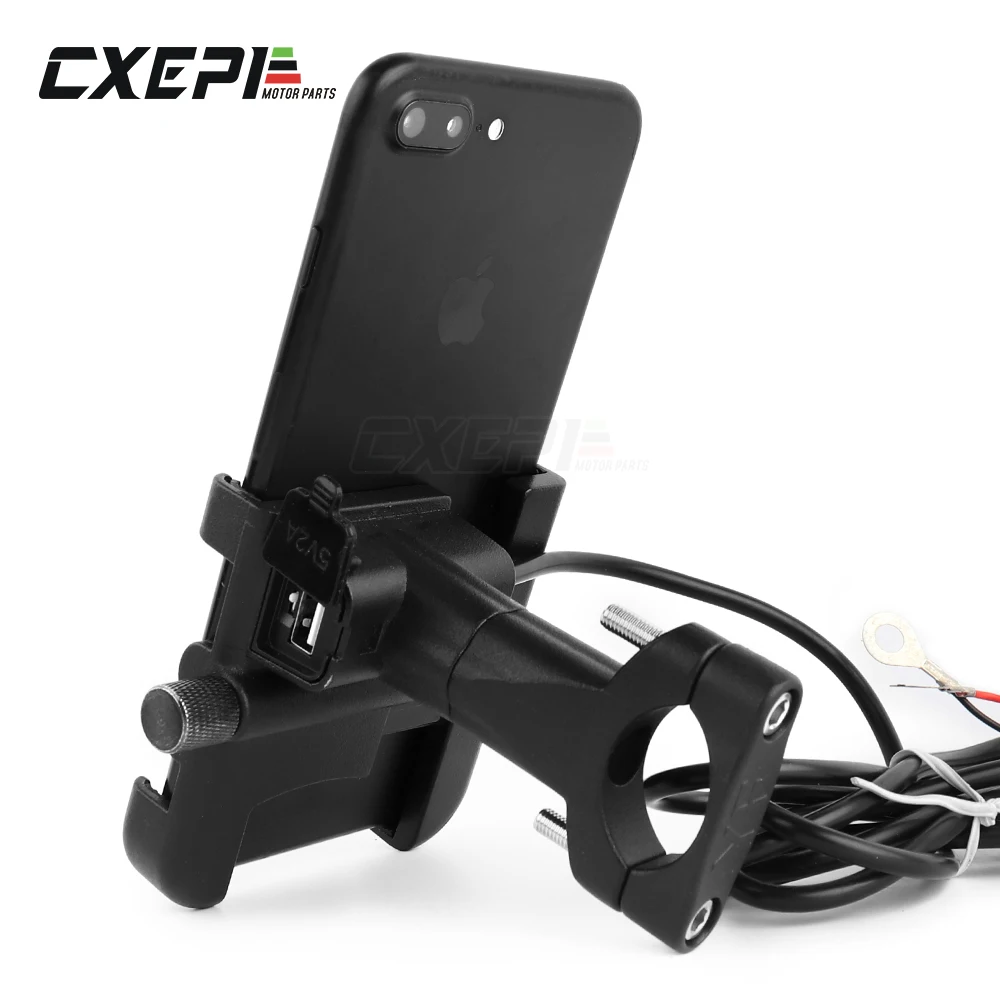 Вращающаяся подставка для мотоцикла и велосипеда с USB зарядкой BMW R1200GS G310GS F700GS F800GS