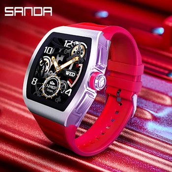 

SANDA Man Watch Sport Smart Watch Android IOS Watch with Barometer Altimeter Compass Heart Rate Pedometer smartwatch