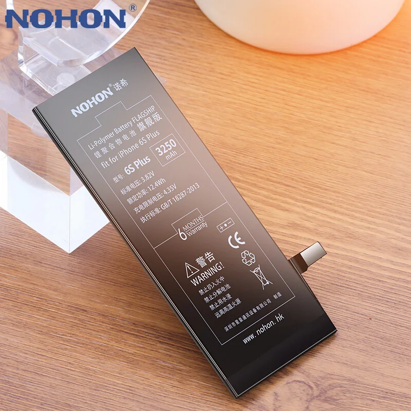 Nohon аккумулятор для Apple iPhone 7 6 S Plus айфон 6splus 6plus запасная батарея iPhone6 iPhone7 Bateria
