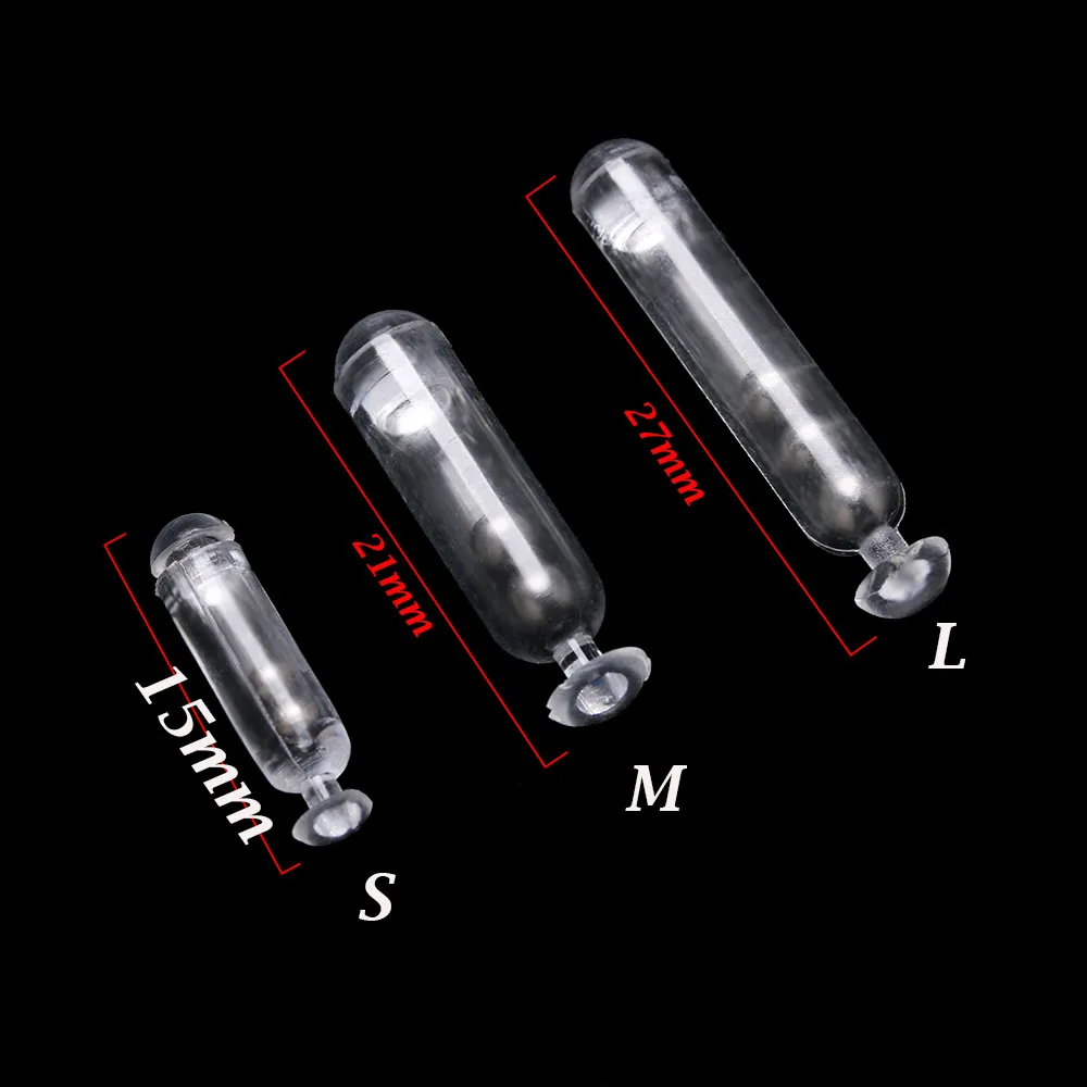 20 шт., прочные рыболовные погремушки, вставные трубки, встряхивание, притягивающие Галстуки, звуковые приманки, инструменты для самостоятельной сборки, размеры s, m, l, PE, трубки для привлечения рыбы