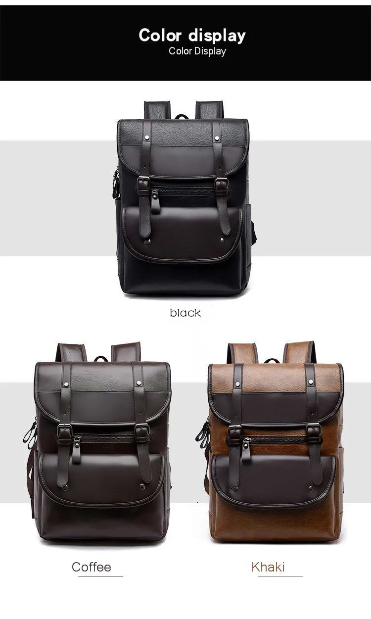 Leisure simple waterproof backpack high school students college campus convenient large capacity computer tide package
