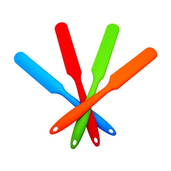 

Silicone Baking Scraper Heat-resistant Cream Shape Spatula Seamless Kitchen Baking Tool for Jars, Blender and More