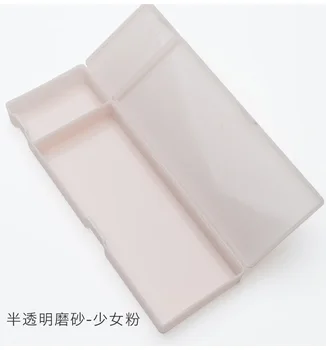 

tattoo case box Translucen Ttatoo Storage Shell Plastic Empty Tattoo Pencil Case Manual Eyebrow Microblading Pen Tool Box