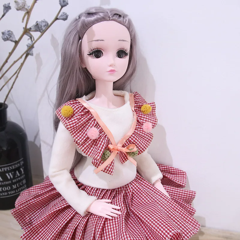 60 см BJD куклы подвижные Шарнирные тела повседневная одежда девочка кукла с обувью Аксессуары куклы игрушки для девочек подарок Принцесса Кукла