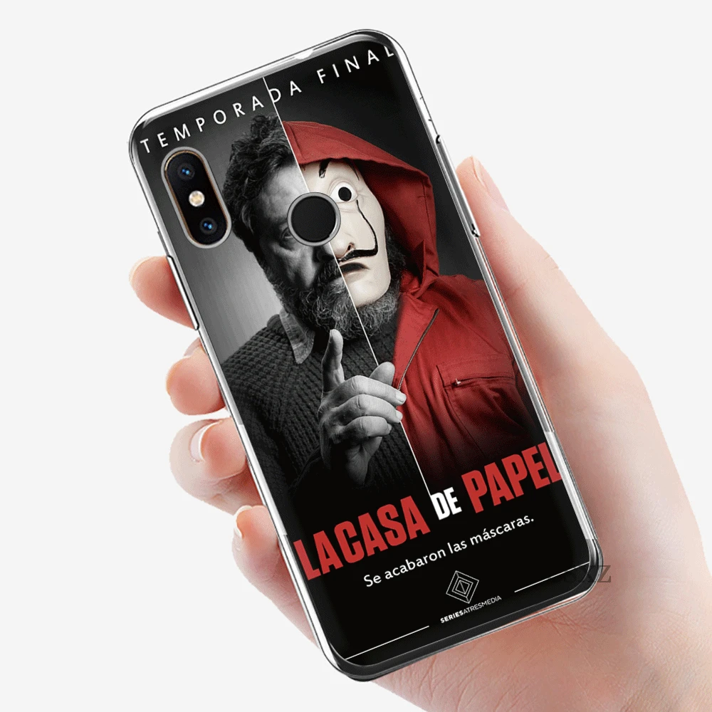 Чехол для телефона Xiaomi mi CC9 CC9E 9T mi x 2S 6 8 9 SE A1 A2 5X 6X MAX 3 A3 Pro Lite Cover Heist Money Heist House Of paper Shell