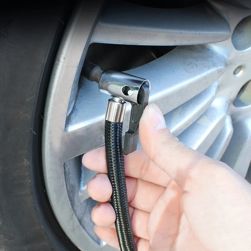 Автомобиль с манометром 12 В Авто насос 100Psi портативный Электрический насос для подкачки шин