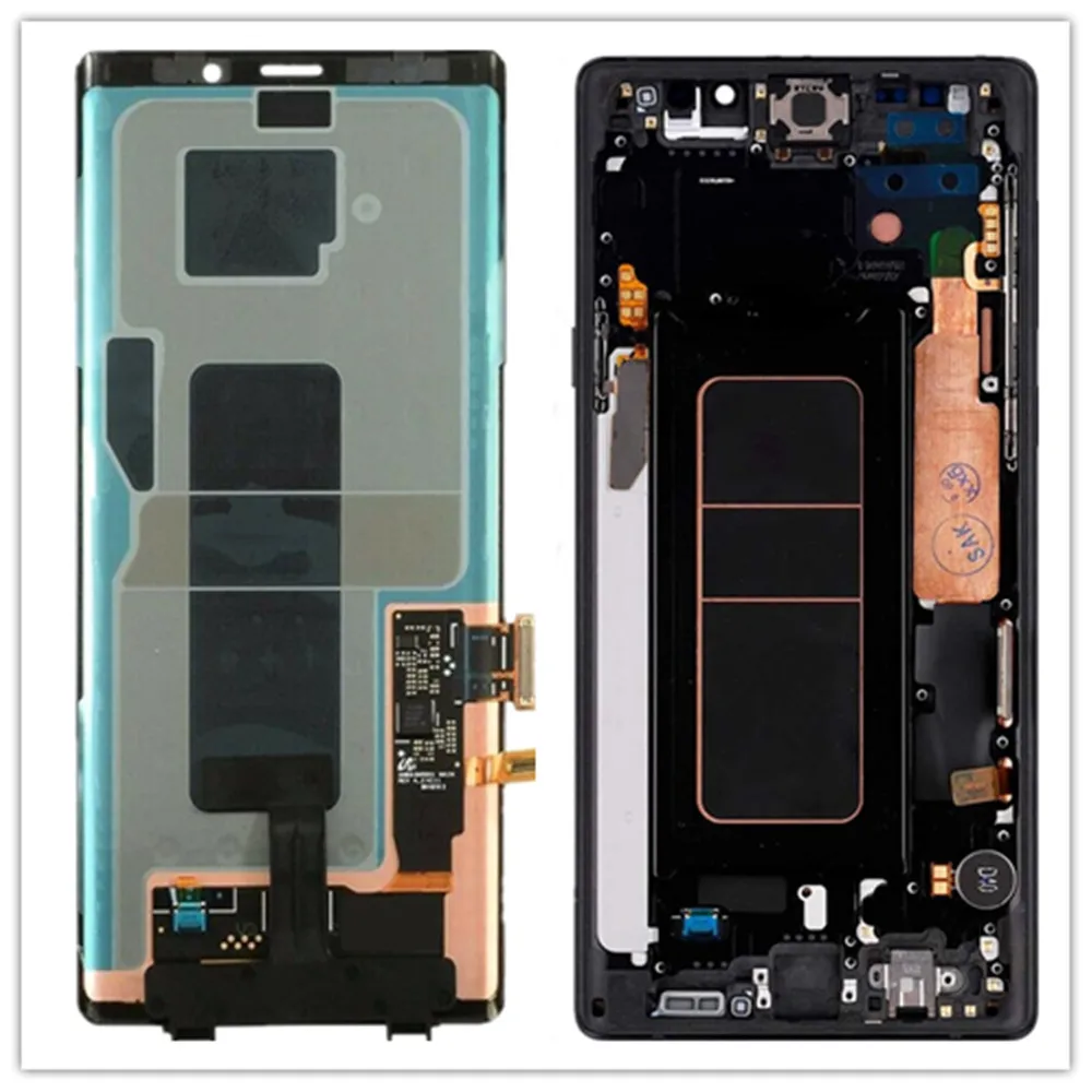 SUPER AMOLED 6.4'' LCD with frame for SAMSUNG