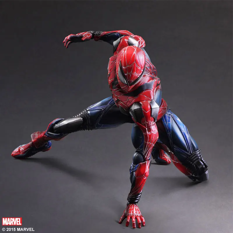 27 см Мстители Marvel Фигурка Железный человек Капитан Америка Человек паук Дэдпул
