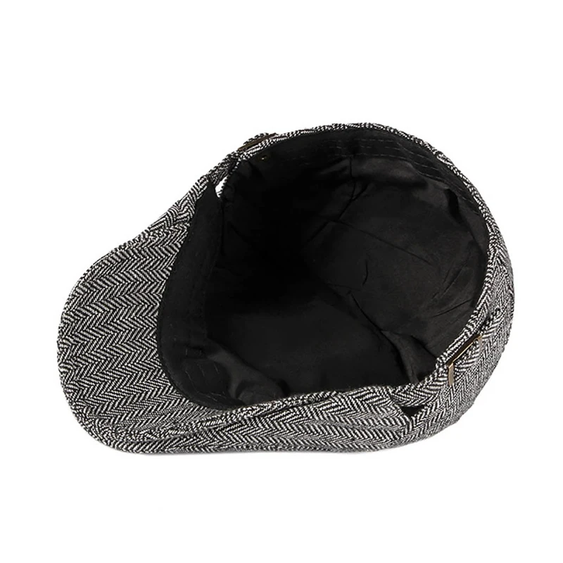 Adjustable Sport Beret Cap Women Men Vintage British Style Sunshade Peaked Hat Outdoor Running Hats