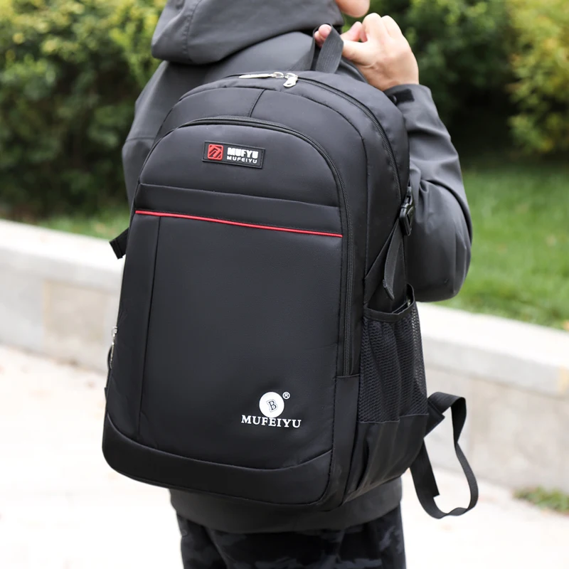 

Large Capacity Men Backpack School Teenage Boys Casual Nylon Bagpack Teen Junior High Student School Backpack Male 2020 Spring