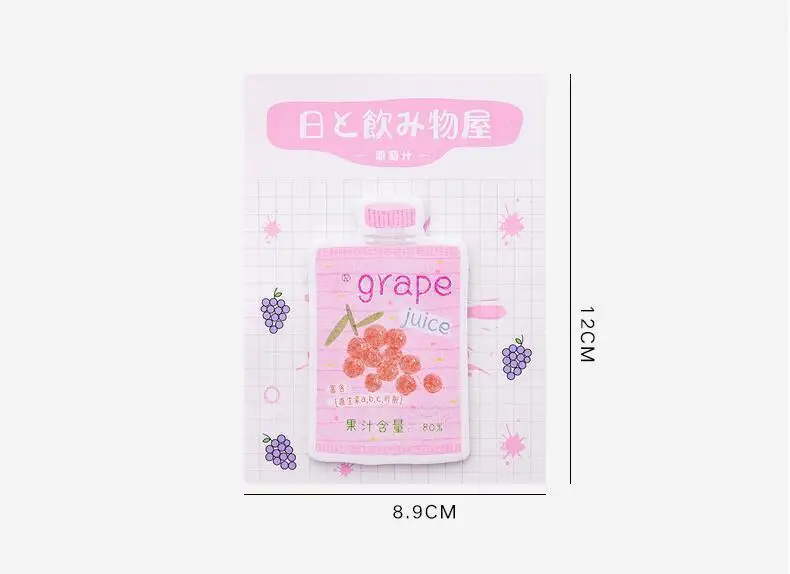 1 шт. Lytwtw корейский Kawaii напитков Липкие заметки Творческий пост блокнот DIY блокнот офисные принадлежности школьные канцелярские принадлежности
