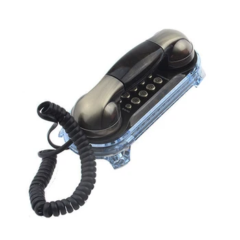 

Telephone for Eldly Trimline Corded Phone Antique Retro Wall Mounted Telephone Old Fashion Classic Vintage Telephone for Home