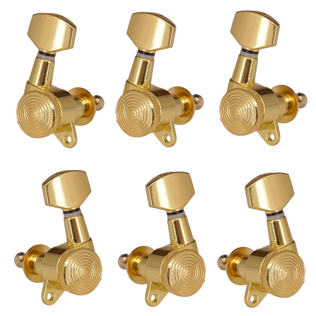 Acoustic Guitar Parts String Tuning Pegs Tuner Keys Machine Heads 3R3L Golden