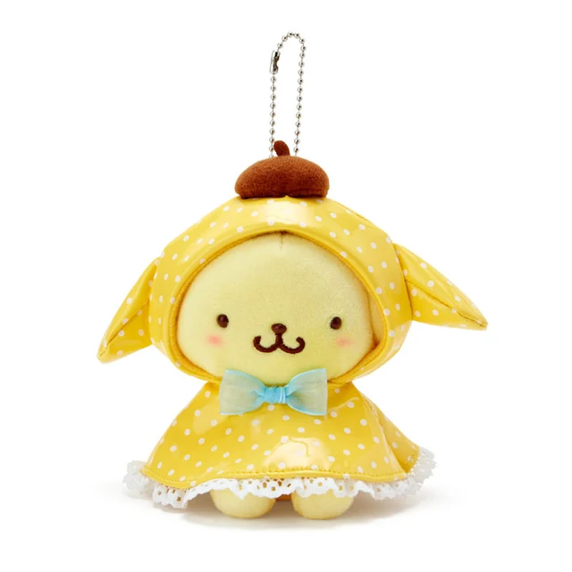 New Kawaii Anime Mymelody Kuromi Pochacco Onpompurin Cinnamorol Plush Doll Keychain Pendant Toy Kids Birthday Christmas Gift 6