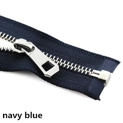 navy blue 3 шт. Meetee 5# металлическая молния 35-85 см открытая молния для шитья пуховая куртка пальто кошелек карманные сумки DIY аксессуары для одежды - Цвет: navy blue