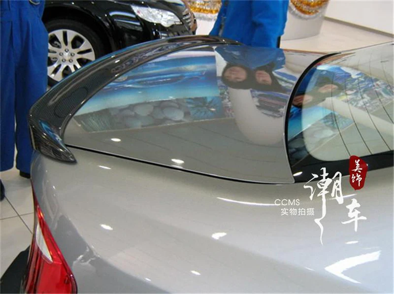 Для Subaru Legacy спойлер 2004 2005 2006 2007 2008 углеродного волокна задний спойлер крыло багажника для губ, обувь для езды на стайлинга автомобилей