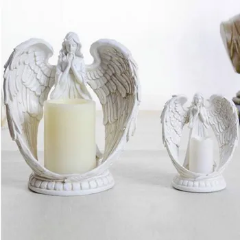 

European Angel Candlestick Decoration Restaurant Romantic Candlelight Dinner Soft Decoration Decoration Gift WF5071030