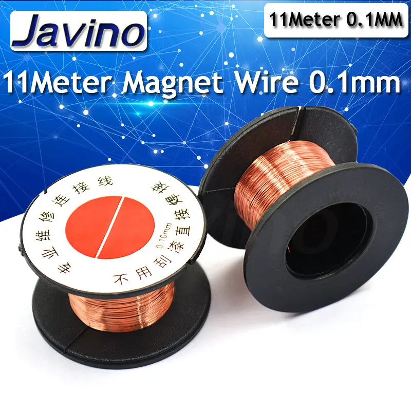 11Meter Magnet Wire 0.1mm Enameled Copper Wire Magnetic Coil Winding For Making Electromagnet Motor Model Copper Wire
