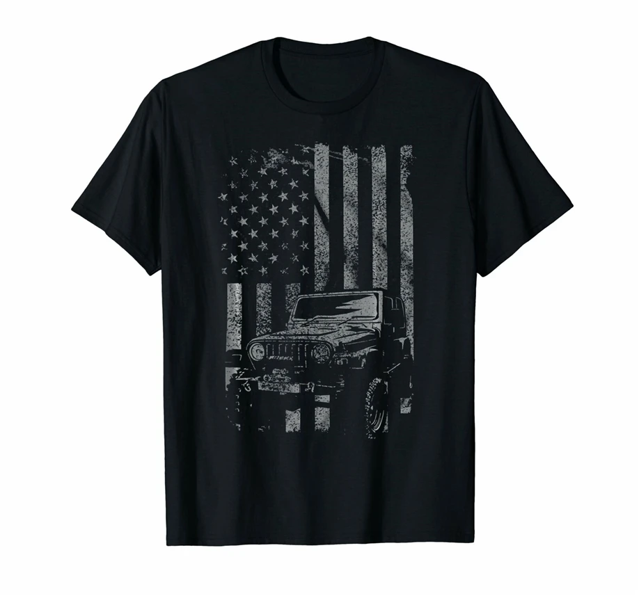 

Vintage Us Flag Jeeps Shirt - Jeeps Enthusiast T Shirt Bodybuilding Tee Shirt