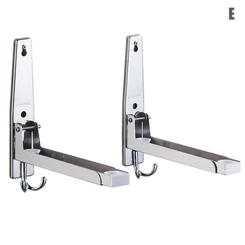 

Kitchen wall mount bracket microwave bracket with hook heavy duty foldable stainless steel bracket saves kitchen space