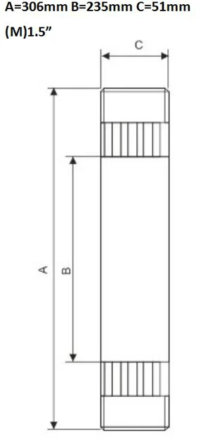 LZM-25G-外螺纹1.5寸-结构图