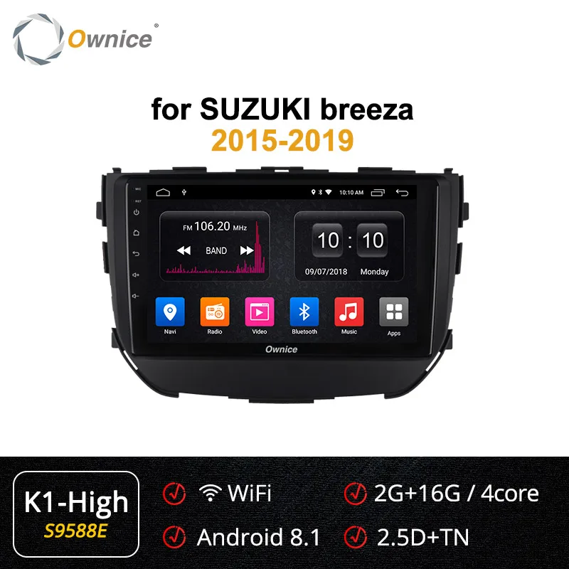 S9588 K1 HIGH Ownice k3 k5 k6 gps navi для SUZUKI Vitara Breeza- головное устройство автомобиля Android9.0 Восьмиядерный 4G 360 панорама DSP SPDIF плеер - Цвет: S9588 K1 HIGH
