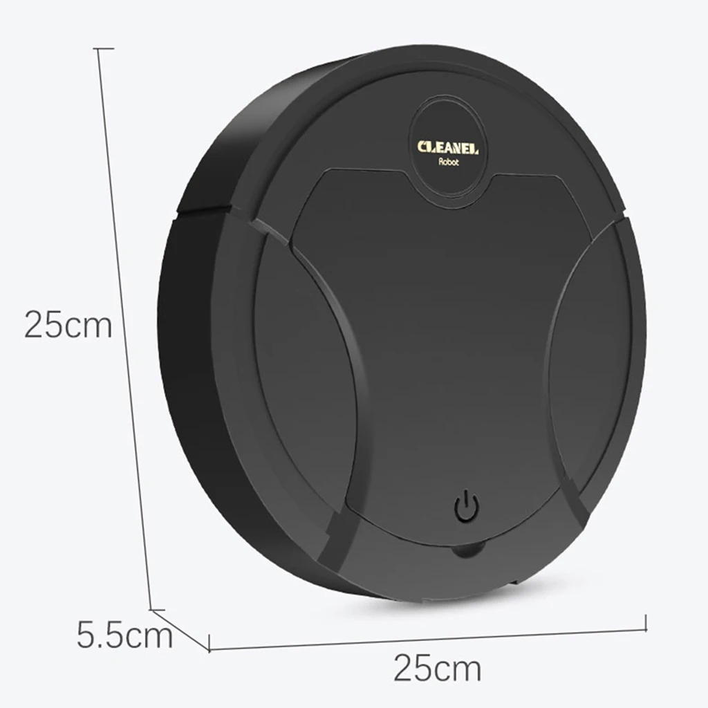 Smart Robot Vacuum Cleaner USB Charging Home Floor Sweeper Multifunctional UV Disinfection Lamp Spray Humidification