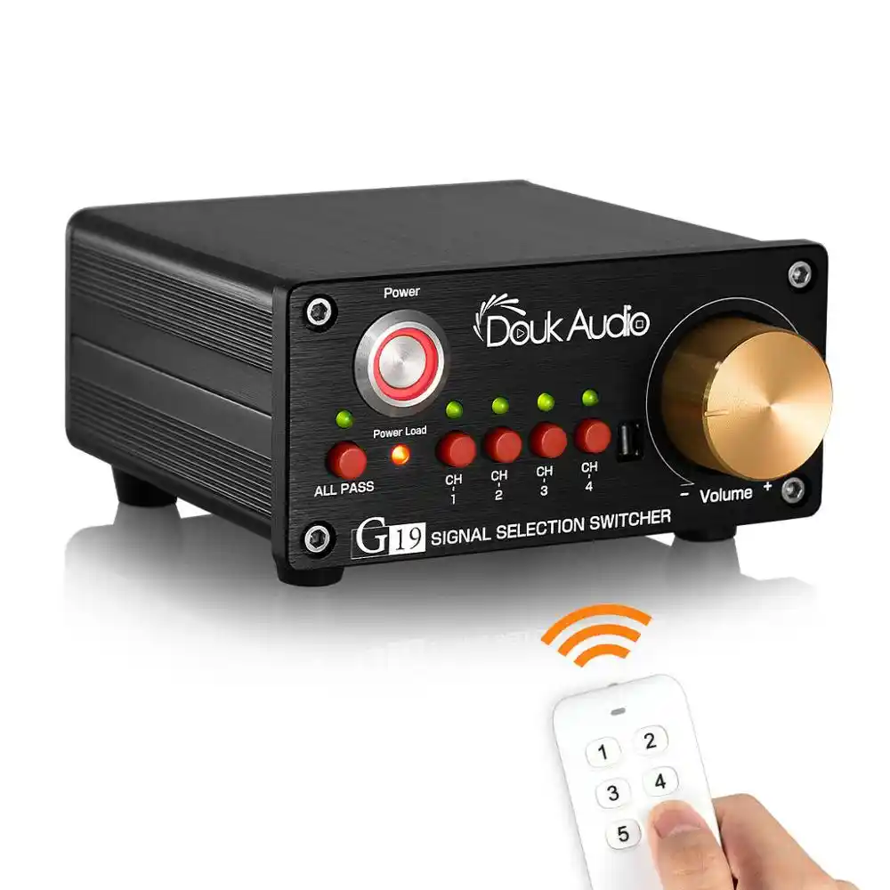 4 way speaker switch with volume control