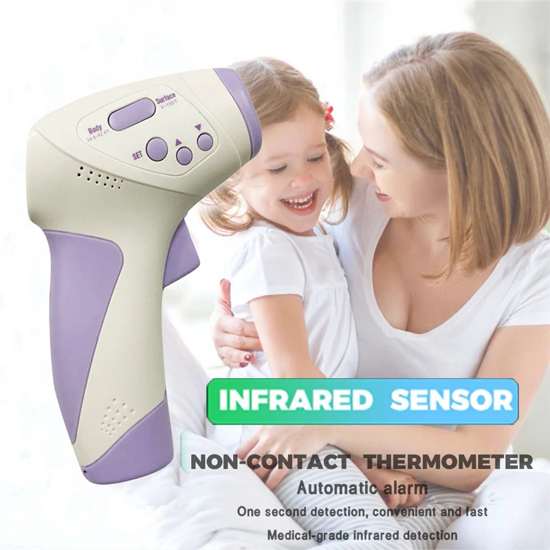 

Infrared Forehead Thermometer Baby Adults Thermometer LCD Digital Termometro Non-contact Body Temperature Measure Device A80