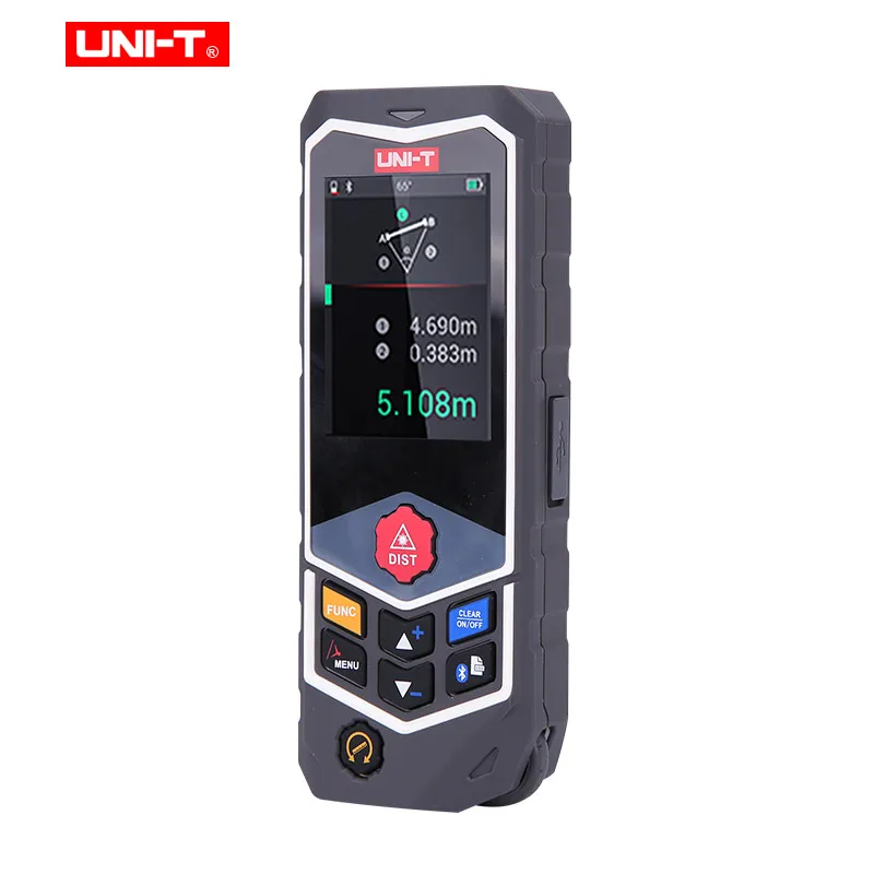 UNI-T LM80D PRO/LM120D PRO лазерное расстояние колесо измерителя Тип дальномер Лазерная электронная линейка/голосовое чтение с Bluetooth