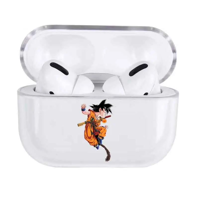 For Pro 08 С изображением героев мультфильмов для Apple Airpods чехол с изображением забавных милых Bluetooth наушники чехол Прозрачный чехол для airpods Pro/1/2 жесткий чехол сумка - Цвет: For Pro 08