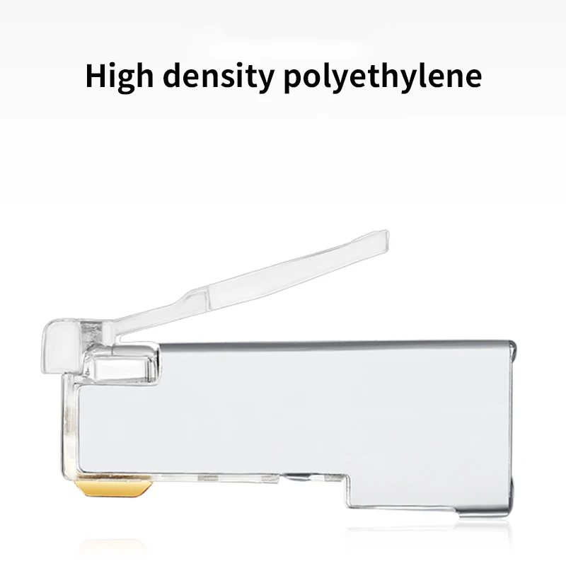 100 шт. Cat6 FTP RJ45 8P8C экранированный модульный разъем кабеля Ethernet разъем сетевого кабеля 8-Pin