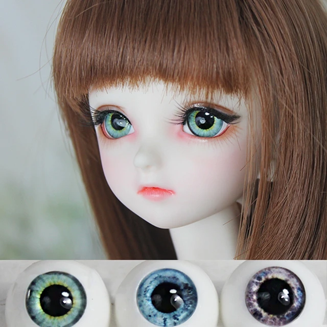 Adollya Eyes For Dolls Accessories Eyes For BJD SD Doll 14mm 16mm 18mm Cartoon Colorful Doll Eyeballs for 1/3 1/4 1/6 BJD Dolls 2