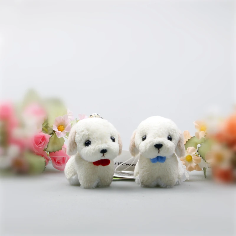 TAKENOKO Япония высокое качество плюшевые игрушки милый мини Собака брелок на День Святого Валентина подарок и телефон кулон 38023