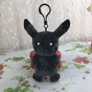 Takara Tomy Покемон Темный Черный Пикачу плюшевая игрушка брелок плюшевые куклы игрушки для детей Рождественский подарок
