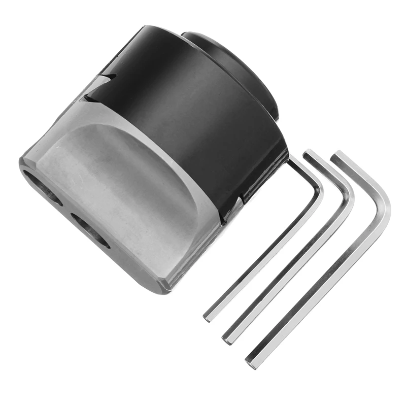 3 inch 75Mm Boring Head Lathe Milling Tool Holder+3 Wrench for 3/4 inch Hole Boring Cut