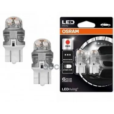 Лампа Led W21/5w W3x16q Premium Red 2шт 12v 7915r-02b 4052899513969 Osram арт. 7915R-02B